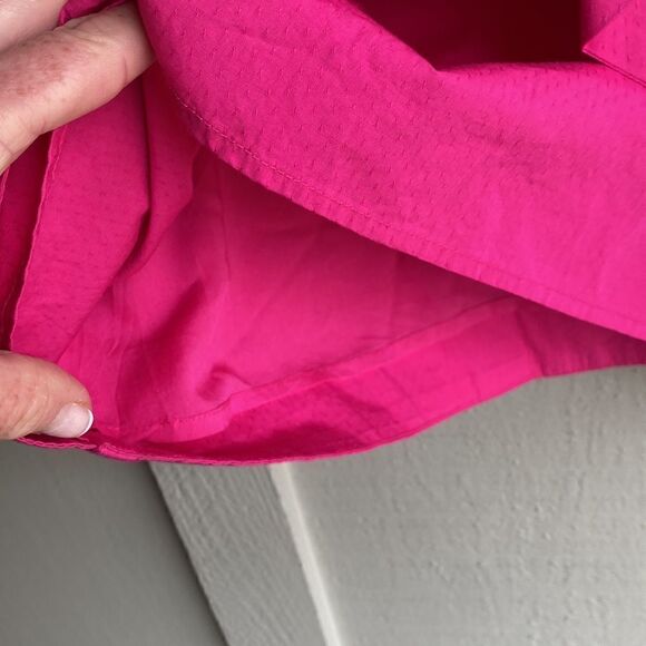 NWT Anthropologie Maeve Ruffled Mini Skirt in Hot Pink Size: P2 - Picture 10 of 13